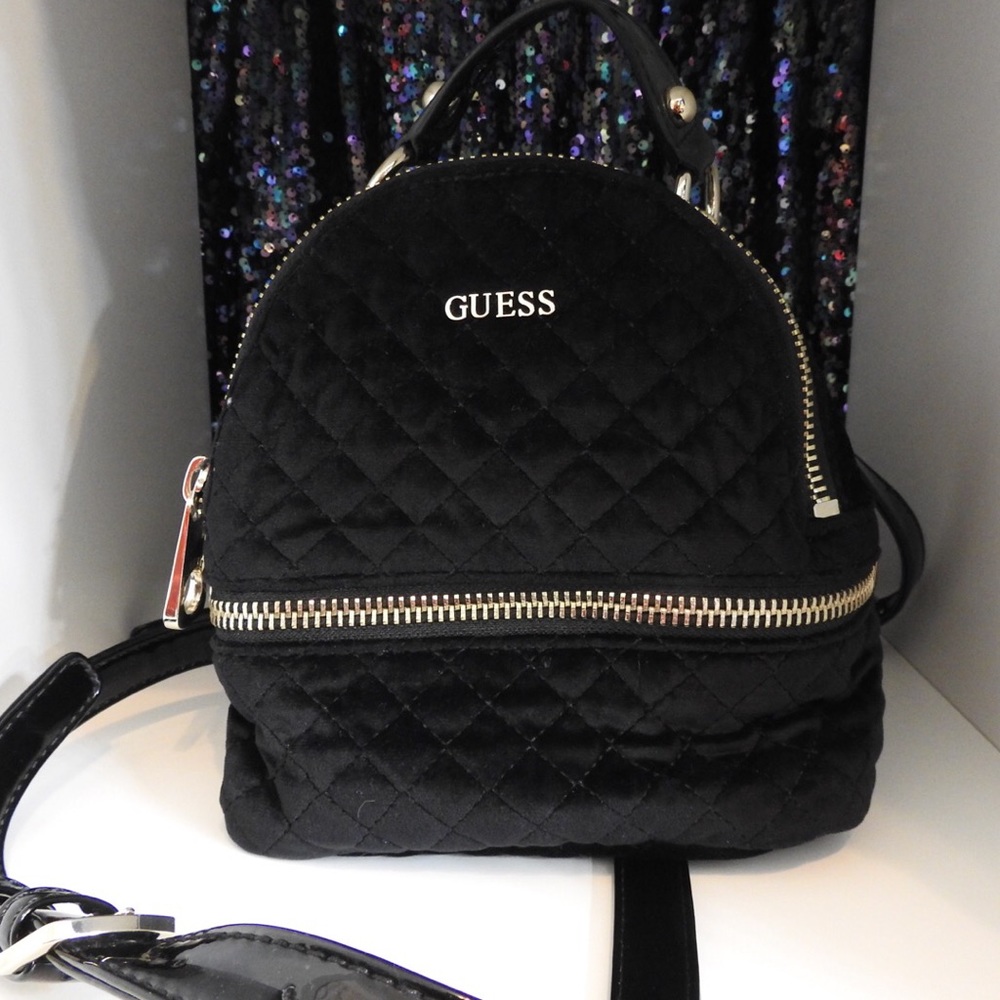 Guess Velvet Mini Backpack